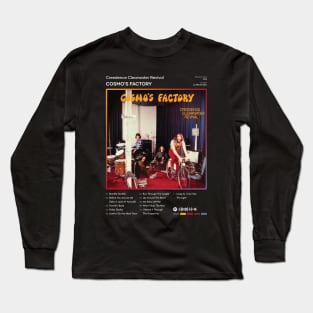 Creedence Clearwater Revival - Cosmo's Factory Tracklist Album Long Sleeve T-Shirt